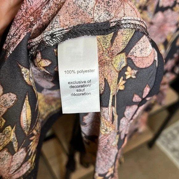 MAURICE’S Crochet Black Floral Kimono Cardigan - Picture 6 of 7